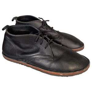 SoftStar Chukka Shoes Ankle Lace Up Black Leather Mens 10
